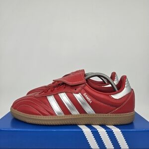 New adidas Samba LT Better Scarlet Silver Women's Shoes Size 9.5